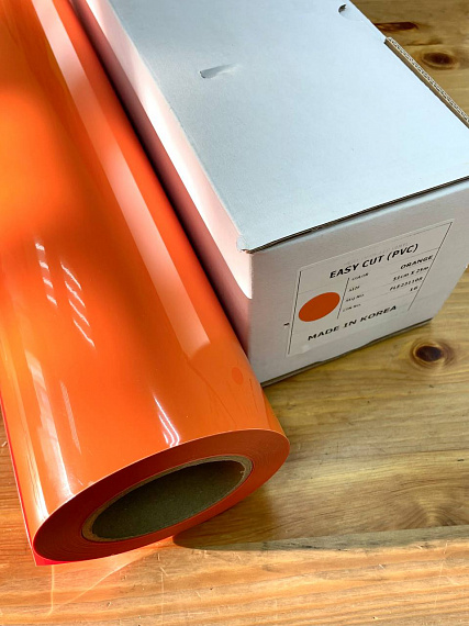 Easy Cut (PVC) Orange, термотрансферная пленка