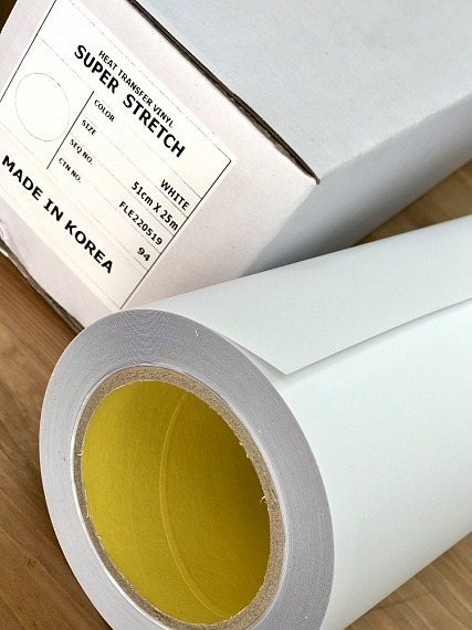 SUPER STRETCH White, термотрансферная пленка