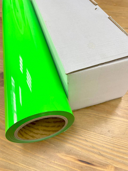 Soft Cut (PU) Neon Green, термотрансферная пленка