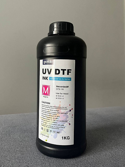 Grando PU Textile, UV DTF чернила Magenta, 1л