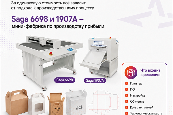 Просто плоттер или комплект для производства коробок?